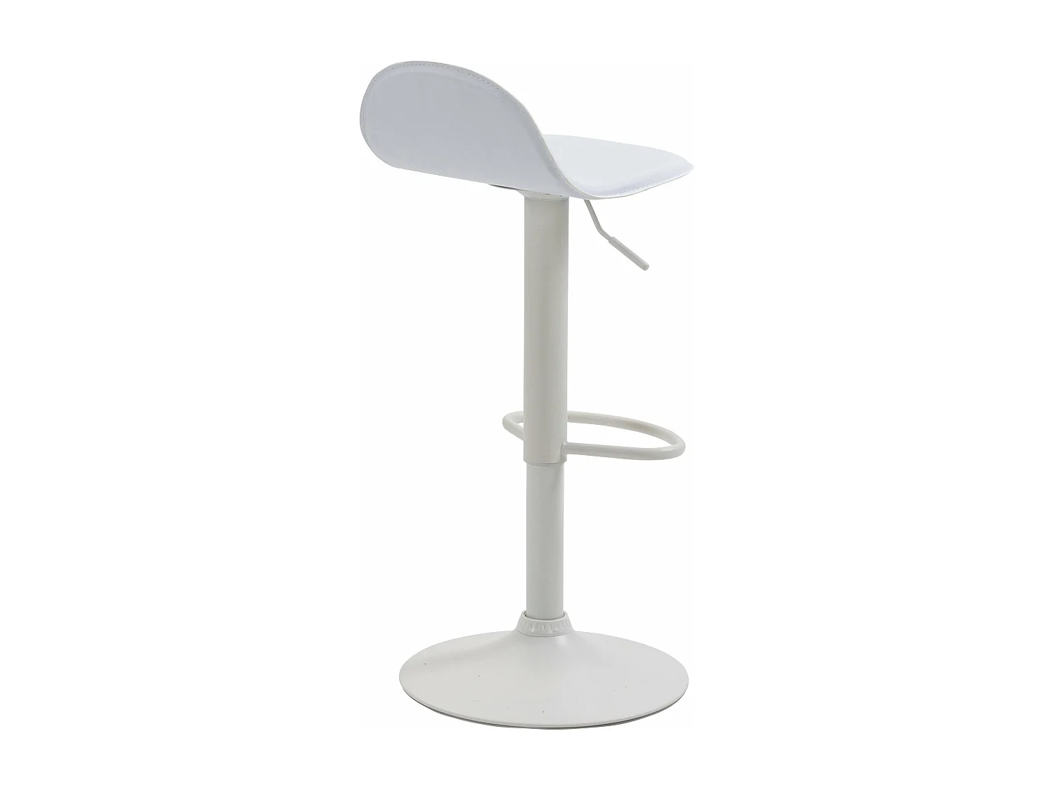 Tabouret de bar x1 métal blanche 39 x 41 x 73 cm 10_0005074