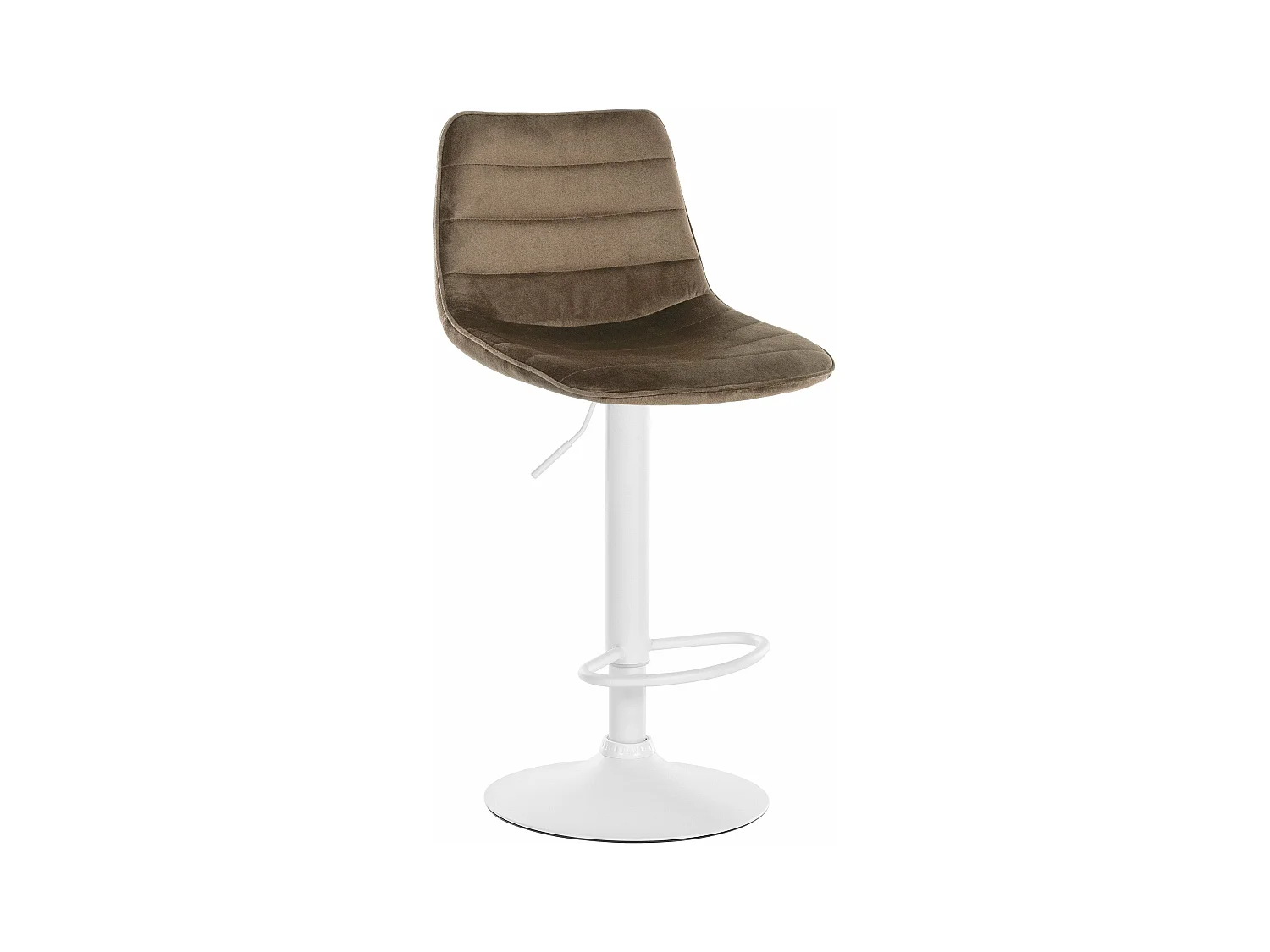 Tabouret de bar chaise métal blanche 45 x 46 x 89 cm 10_0005141