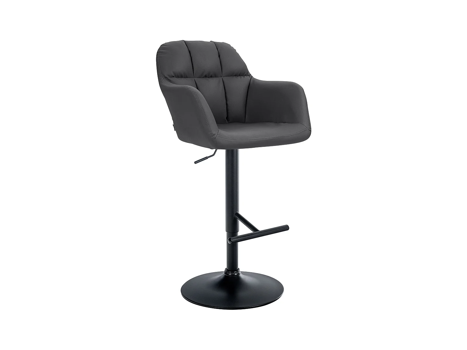 Tabouret de bar chaise métal argentée 57 x 59 x 97 cm 10_0005259