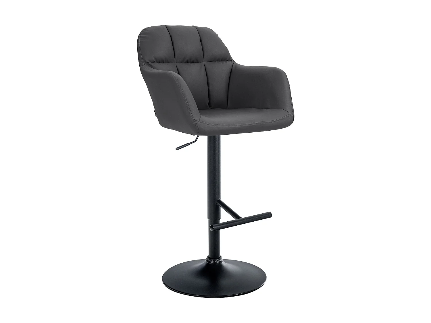 Tabouret de bar chaise métal argentée 57 x 59 x 97 cm 10_0005259