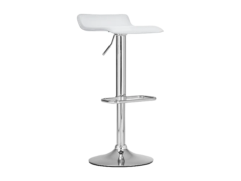 Tabouret de bar x1 métal blanche 38 x 41 x 65 cm 10_0004798