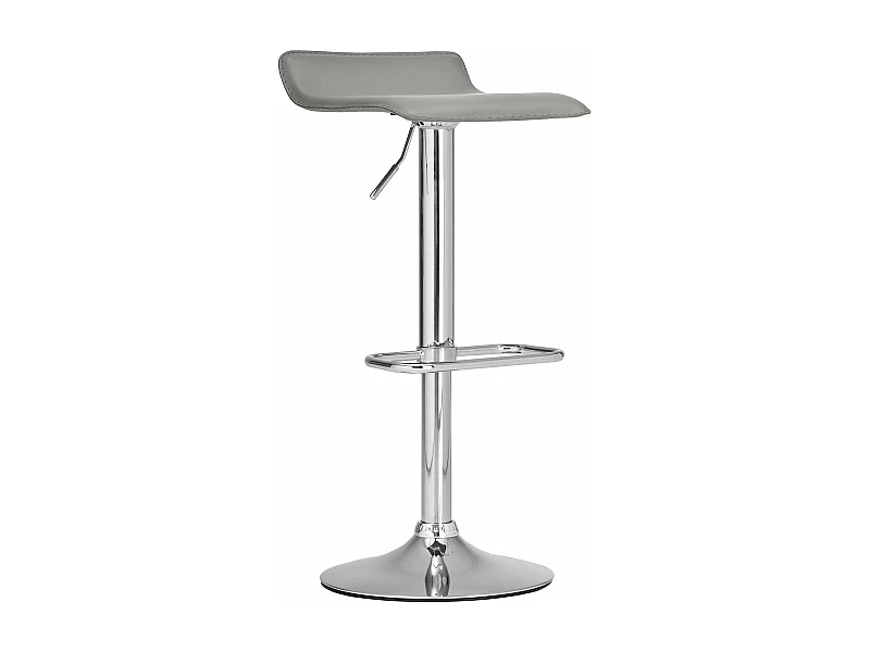Tabouret de bar x1 métal grise 38 x 41 x 65 cm 10_0004802