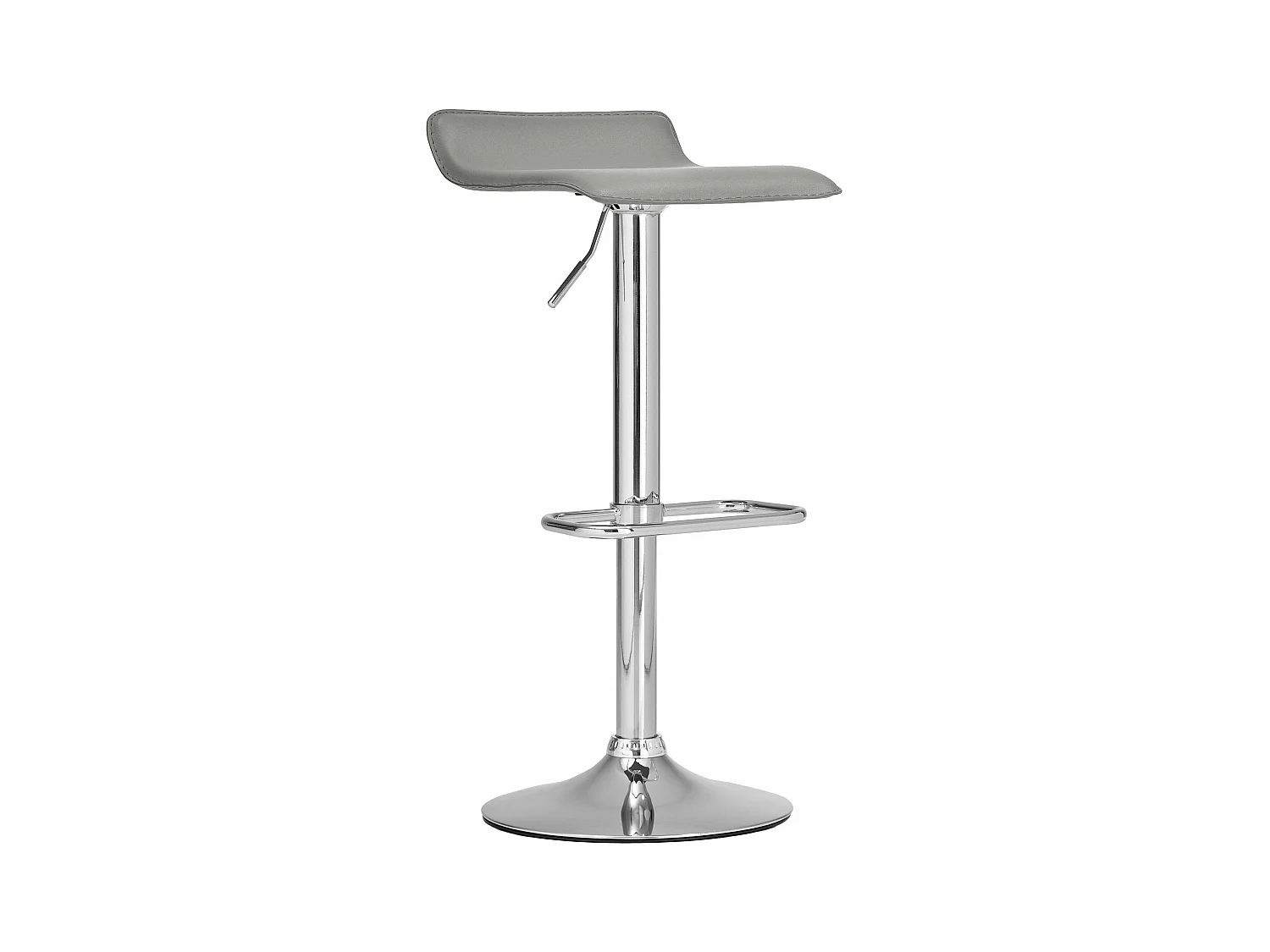 Tabouret de bar x1 métal grise 38 x 41 x 65 cm 10_0004802