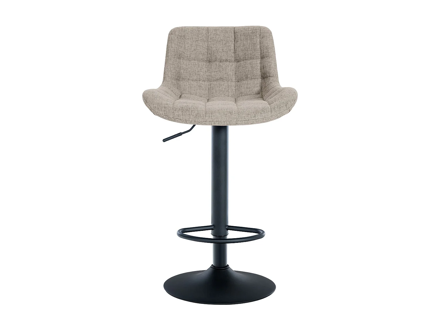 Tabouret de bar x1 métal argentée 48 x 54 x 81 cm 10_0005448