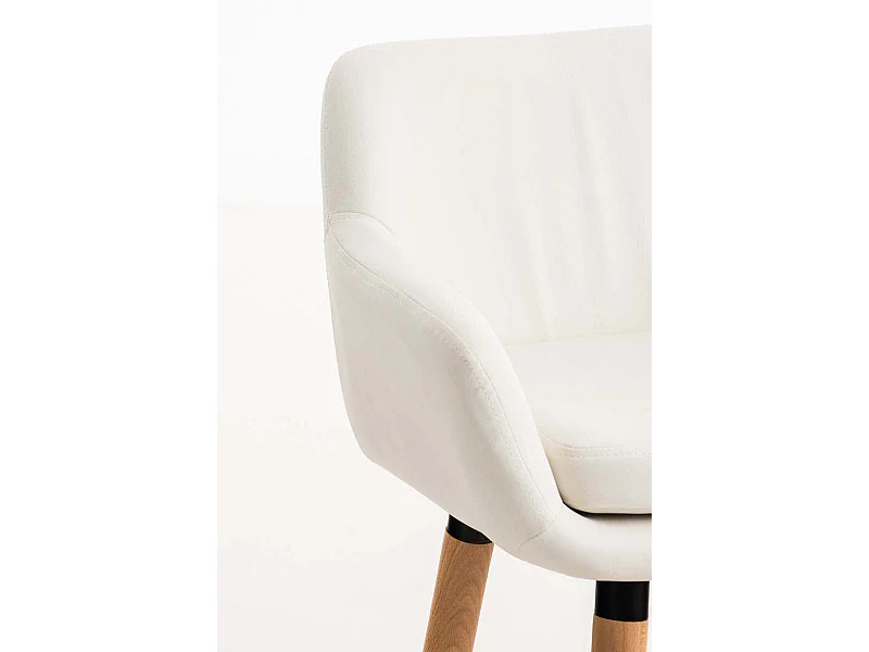 Tabouret de bar lounge métal blanche 55 x 46 x 99 cm 10_0004909