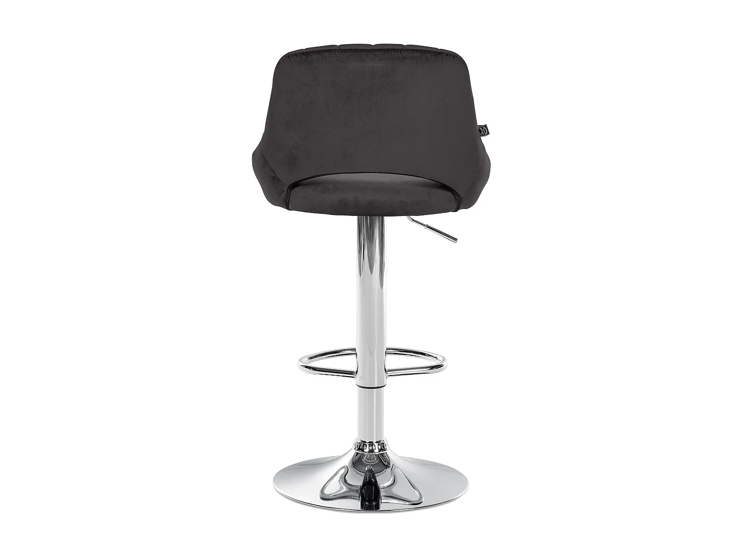 Tabouret de bar x1 métal argentée 47 x 48 x 85 cm 10_0005216