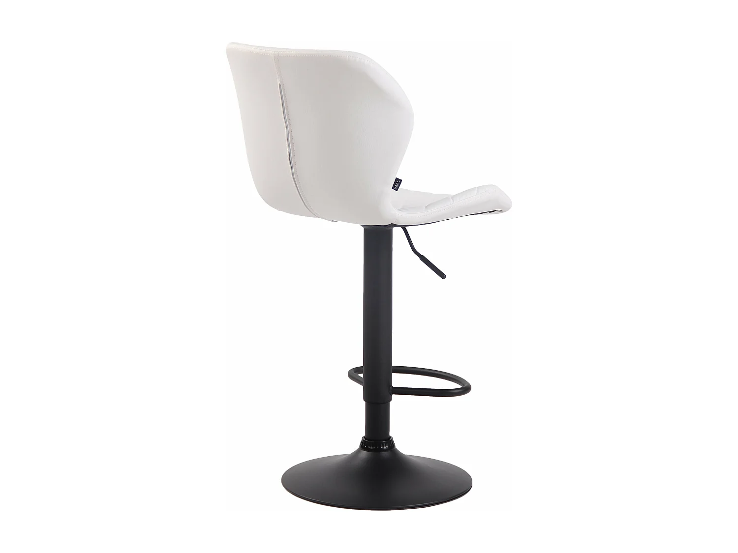 Lot de 2 tabourets métal blanche 47 x 51 x 88 cm 10_0004106