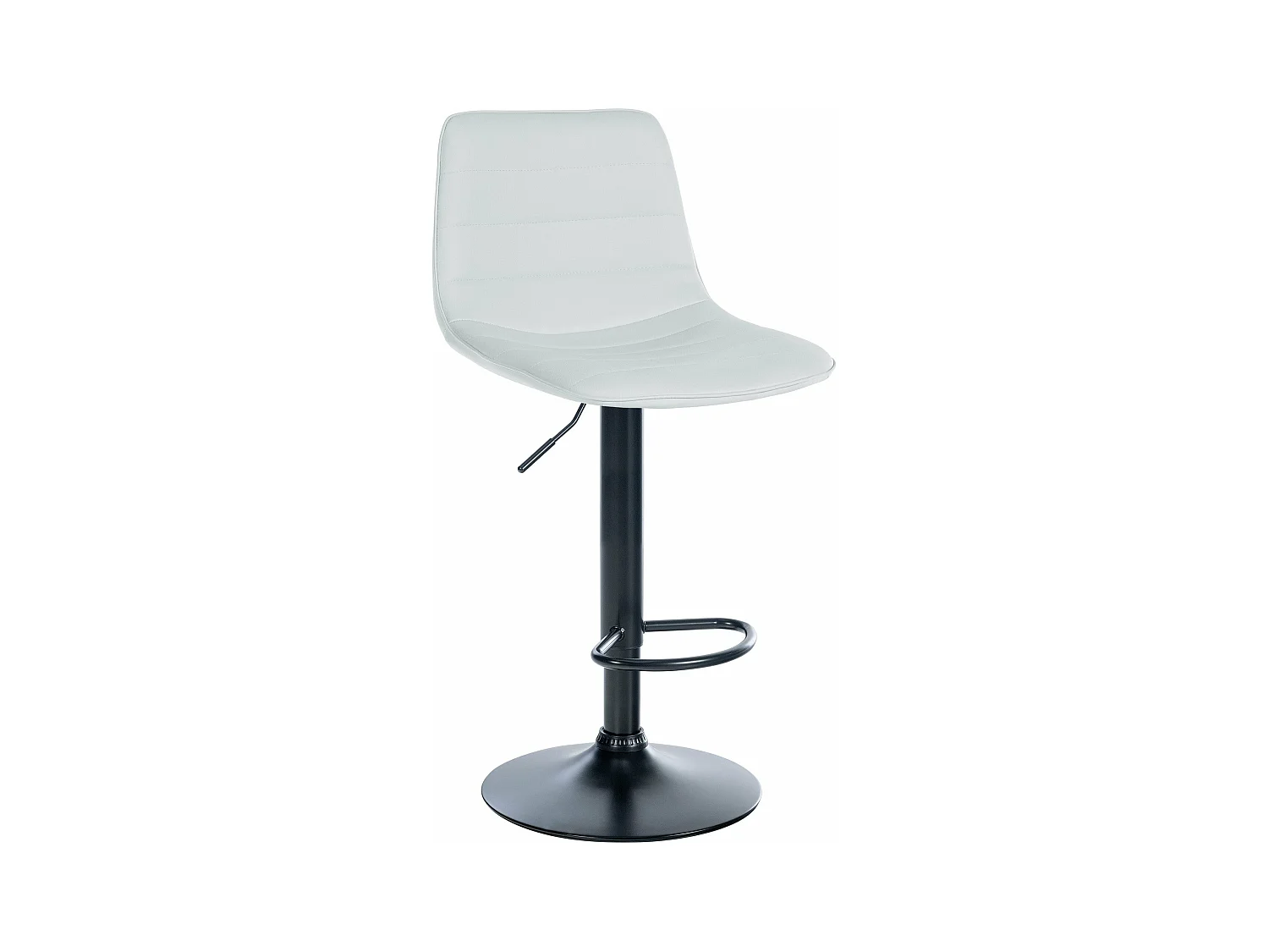 Tabouret de bar chaise métal blanche 45 x 46 x 89 cm 10_0005123