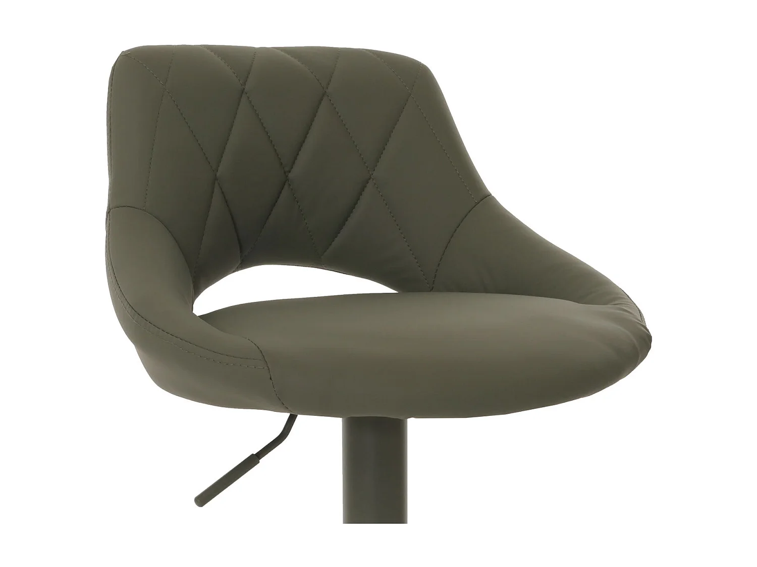 Lot de 2 tabourets métal argentée 49 x 44 x 59 cm 04_0007476