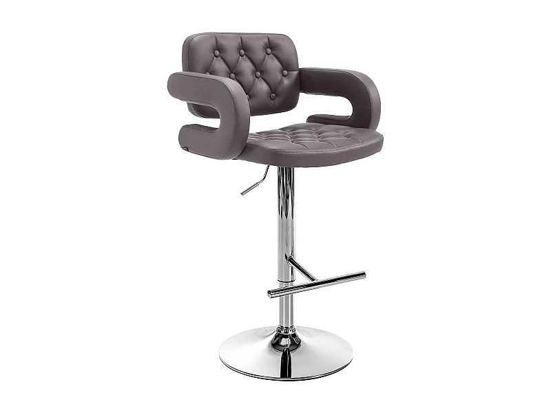 Tabouret de bar x1 métal marron 62 x 55 x 103 cm 10_0004790