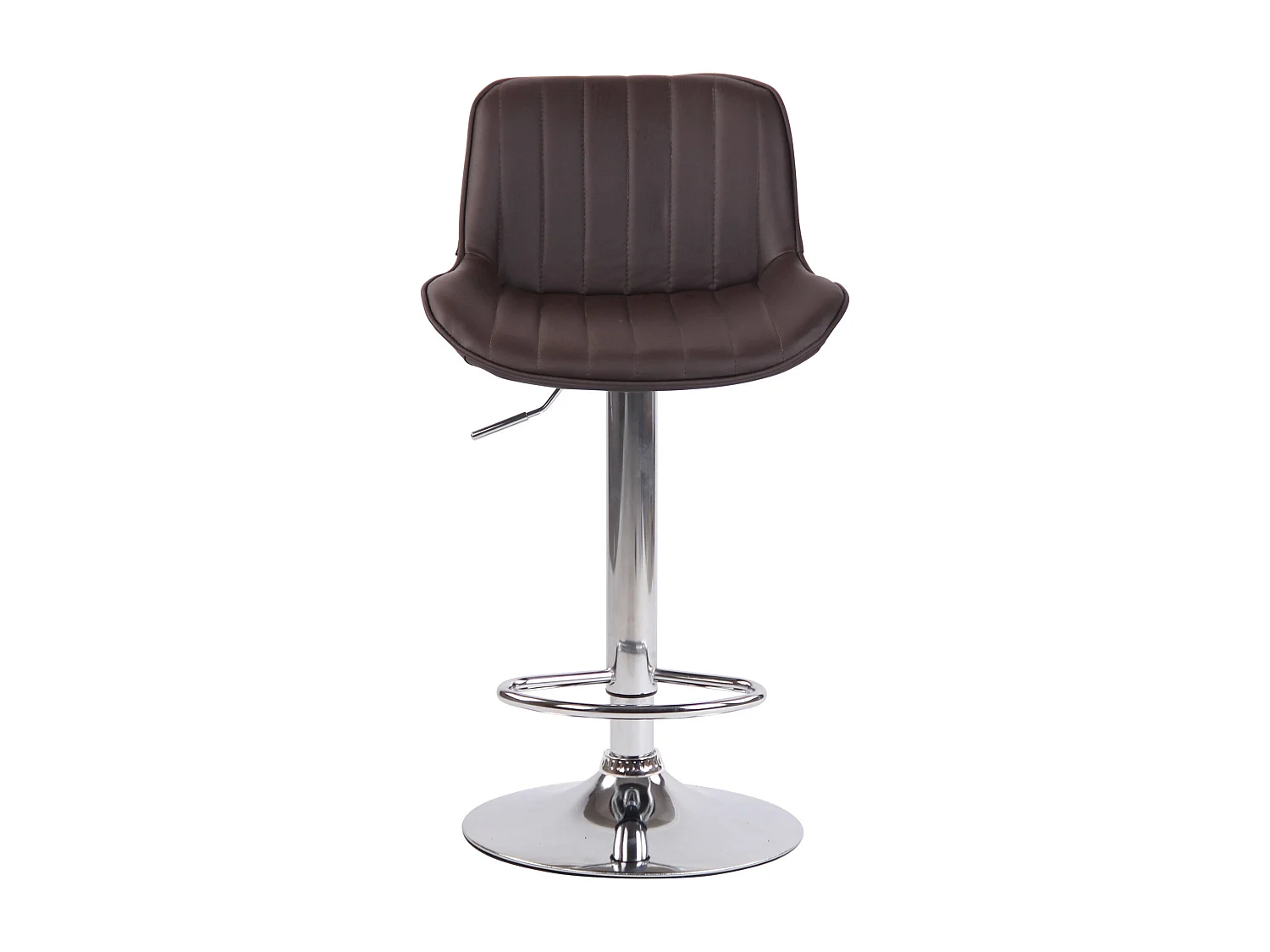 Lot de 2 tabourets métal marron 50 x 50 x 86 cm 10_0004273