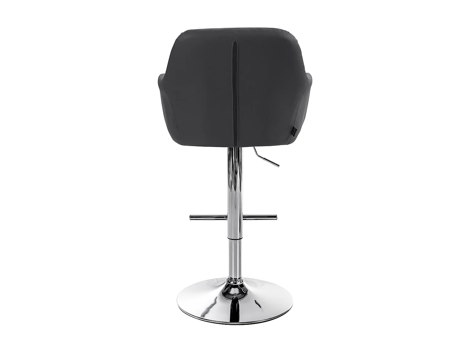 Tabouret de bar chaise métal argentée 57 x 59 x 97 cm 10_0005254