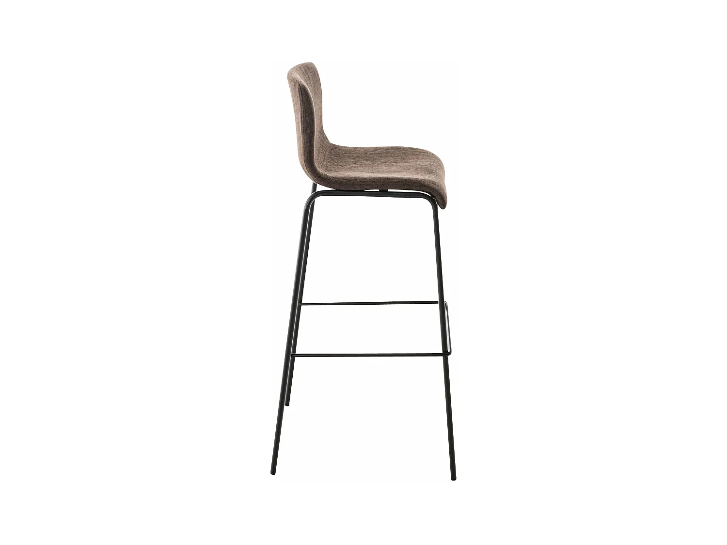 Lot de 2 tabourets métal marron 43 x 48 x 100 cm 10_0004198