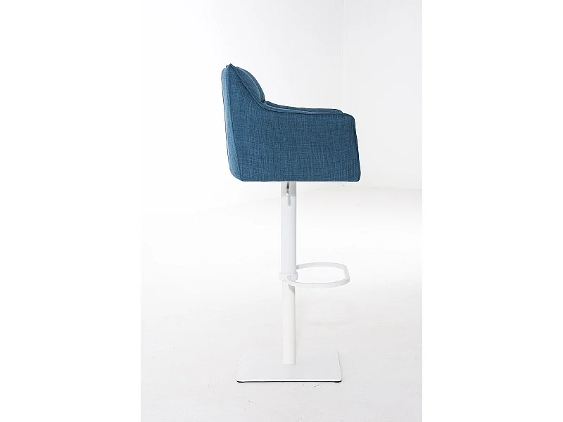 Tabouret de bar chaise métal blanche 64 x 45 x 88 cm 10_0004751