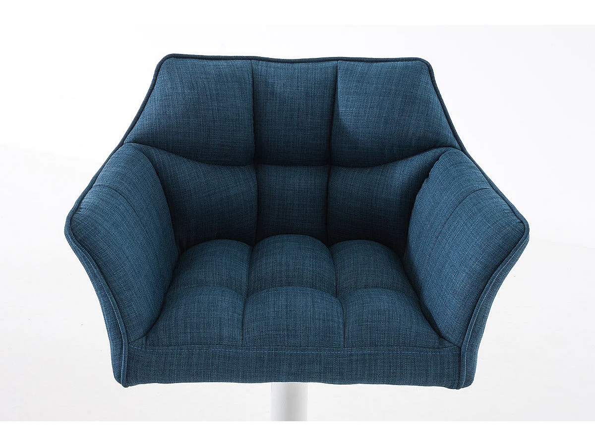 Tabouret de bar chaise métal blanche 64 x 45 x 88 cm 10_0004751