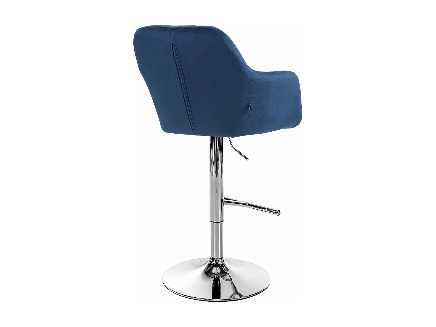 Tabouret de bar chaise métal bleue 57 x 59 x 97 cm 10_0005265