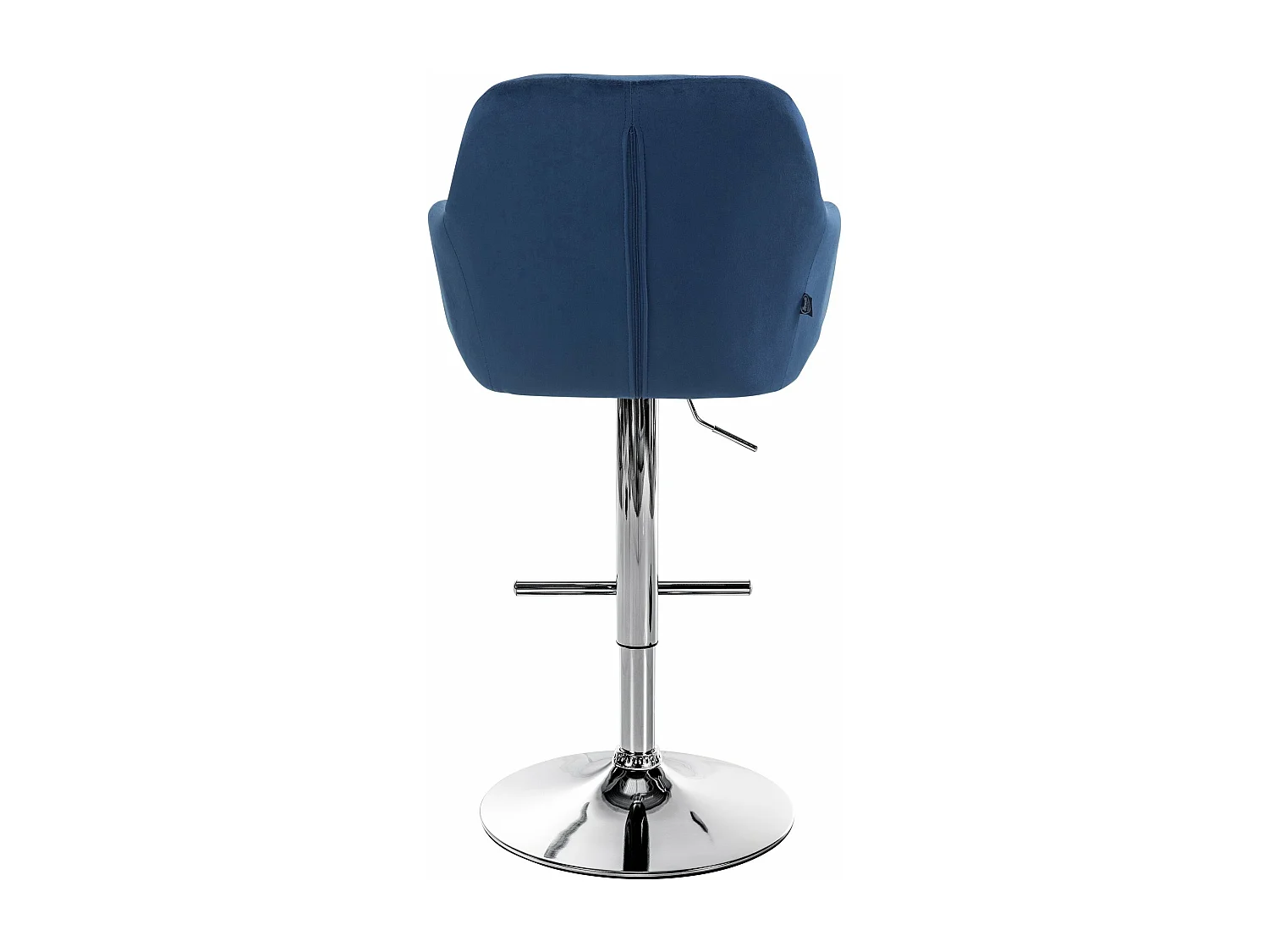 Tabouret de bar chaise métal bleue 57 x 59 x 97 cm 10_0005265
