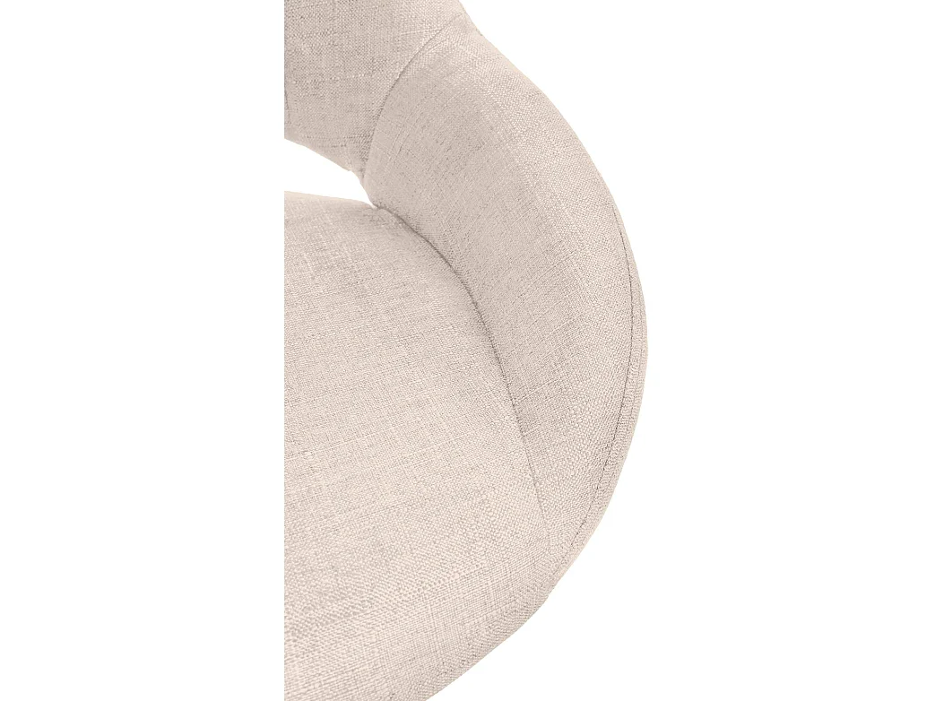 Tabouret de bar x1 métal crème 46.5 x 48 x 85 cm 10_0005218