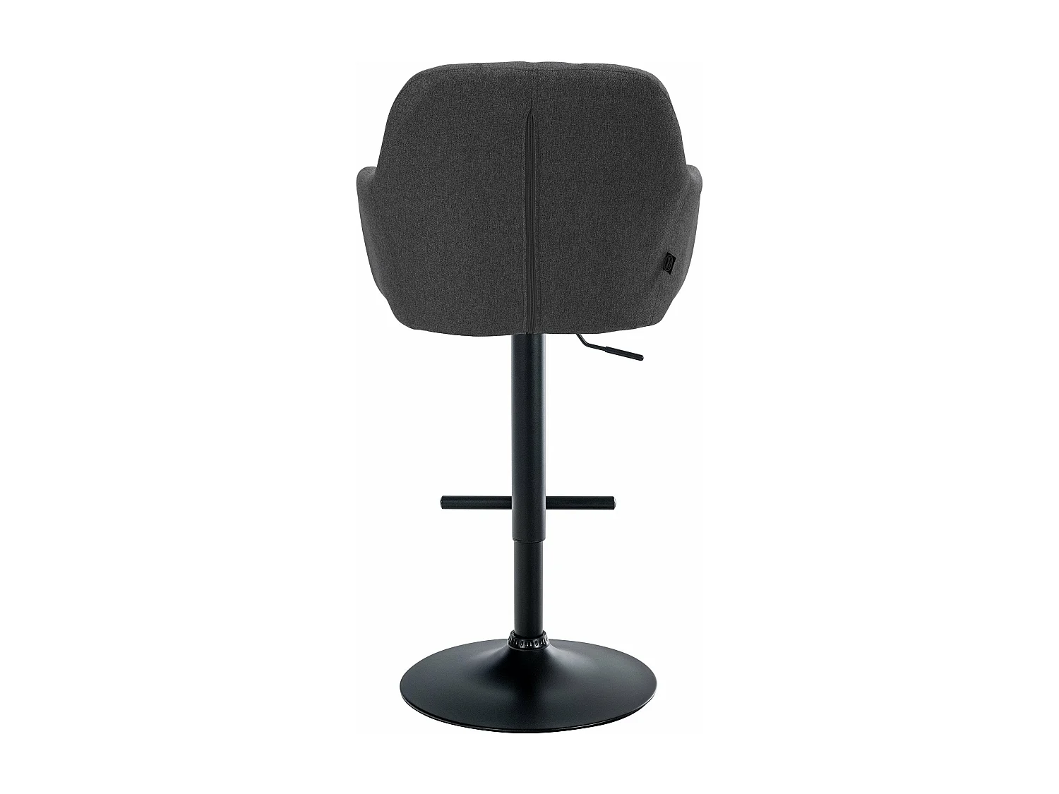 Tabouret de bar chaise métal grise 57 x 59 x 97 cm 10_0005279