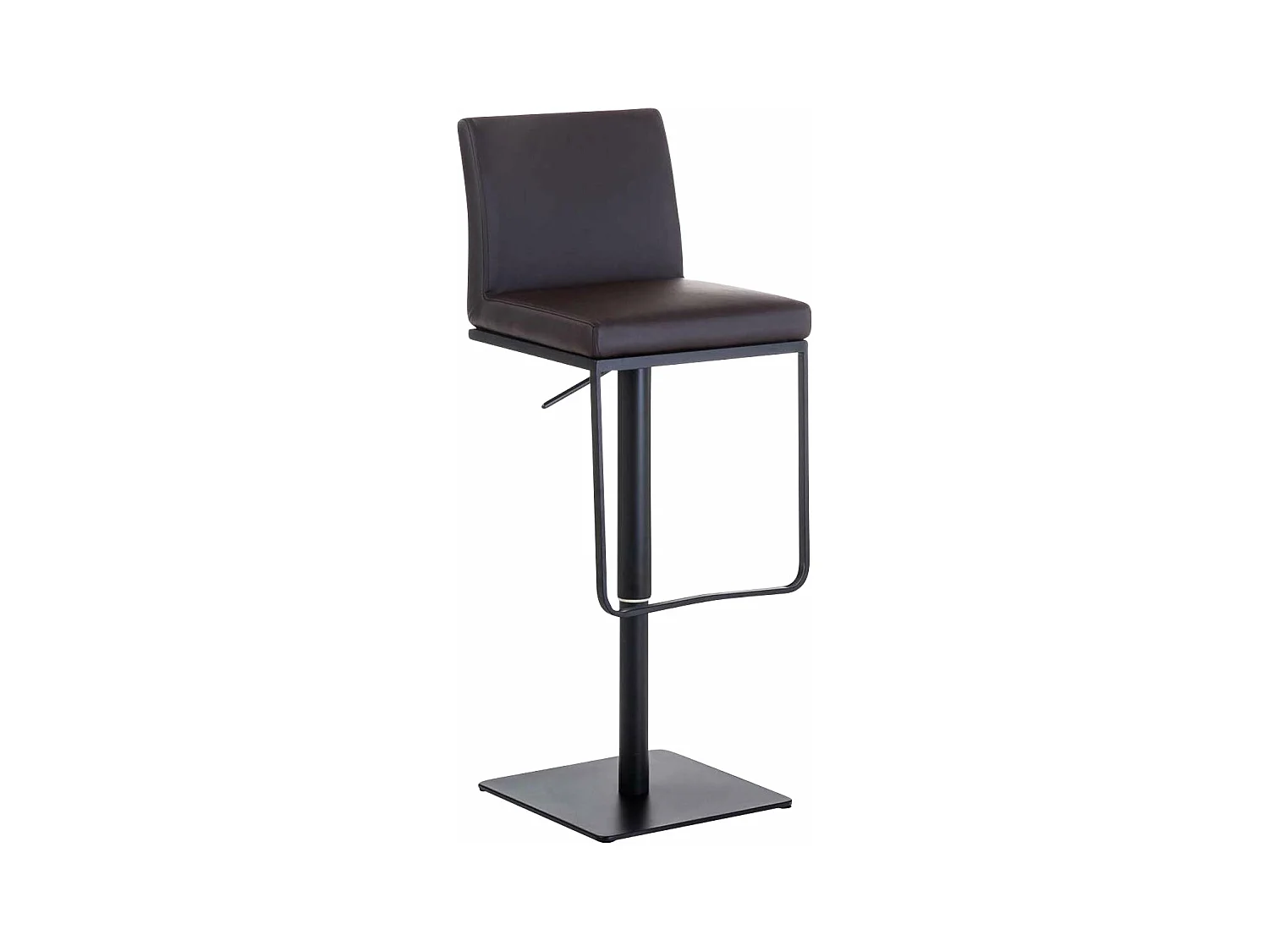 Tabouret de bar x1 métal marron 42 x 44 x 86 cm 10_0005302