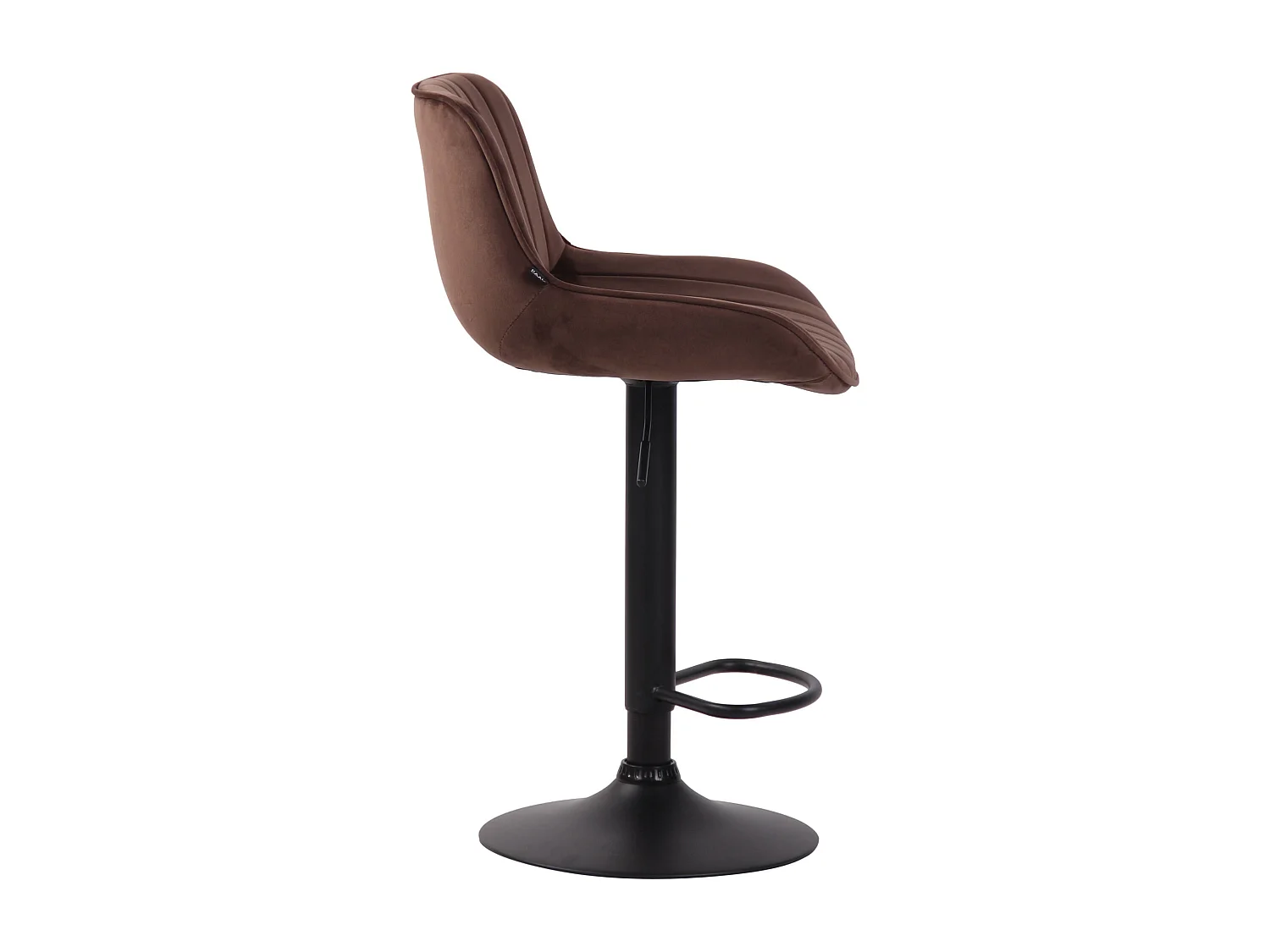 Tabouret de bar chaise métal marron 50 x 50 x 86 cm 10_0005110