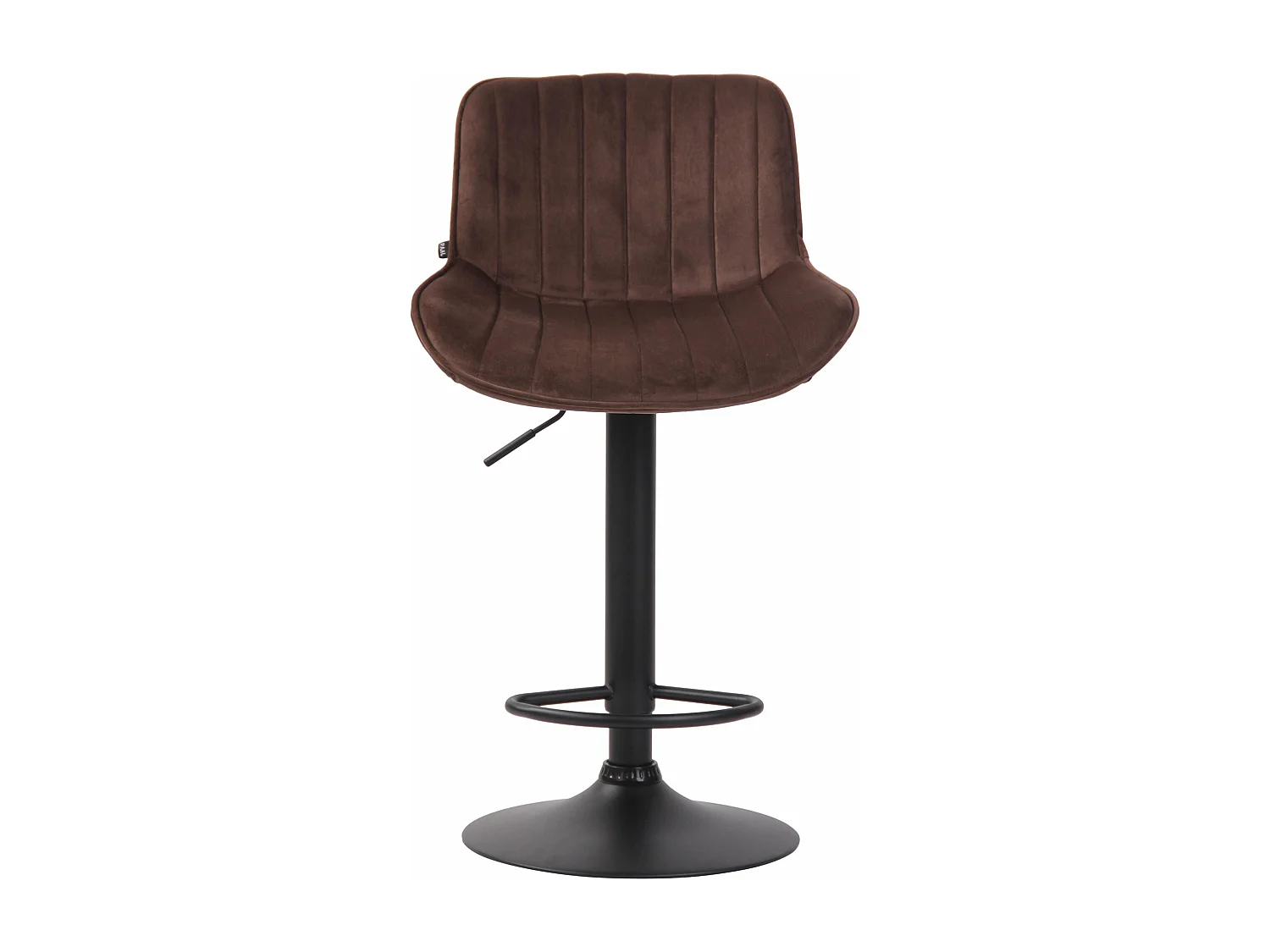 Tabouret de bar chaise métal marron 50 x 50 x 86 cm 10_0005110