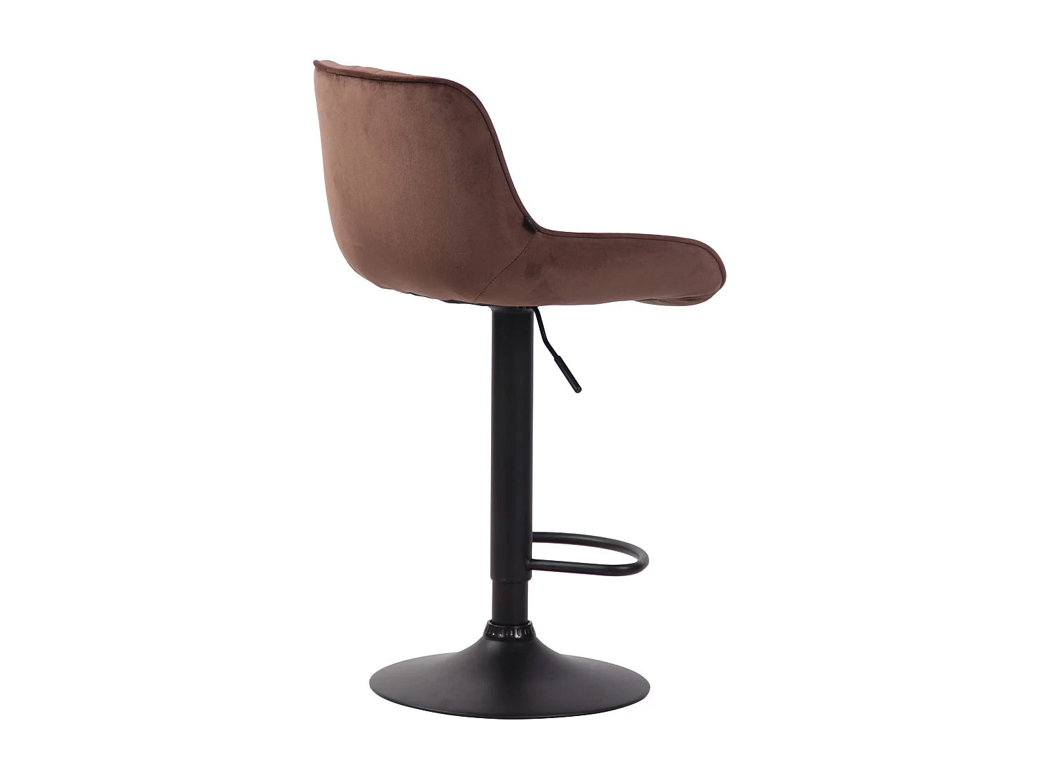 Tabouret de bar chaise métal marron 50 x 50 x 86 cm 10_0005110