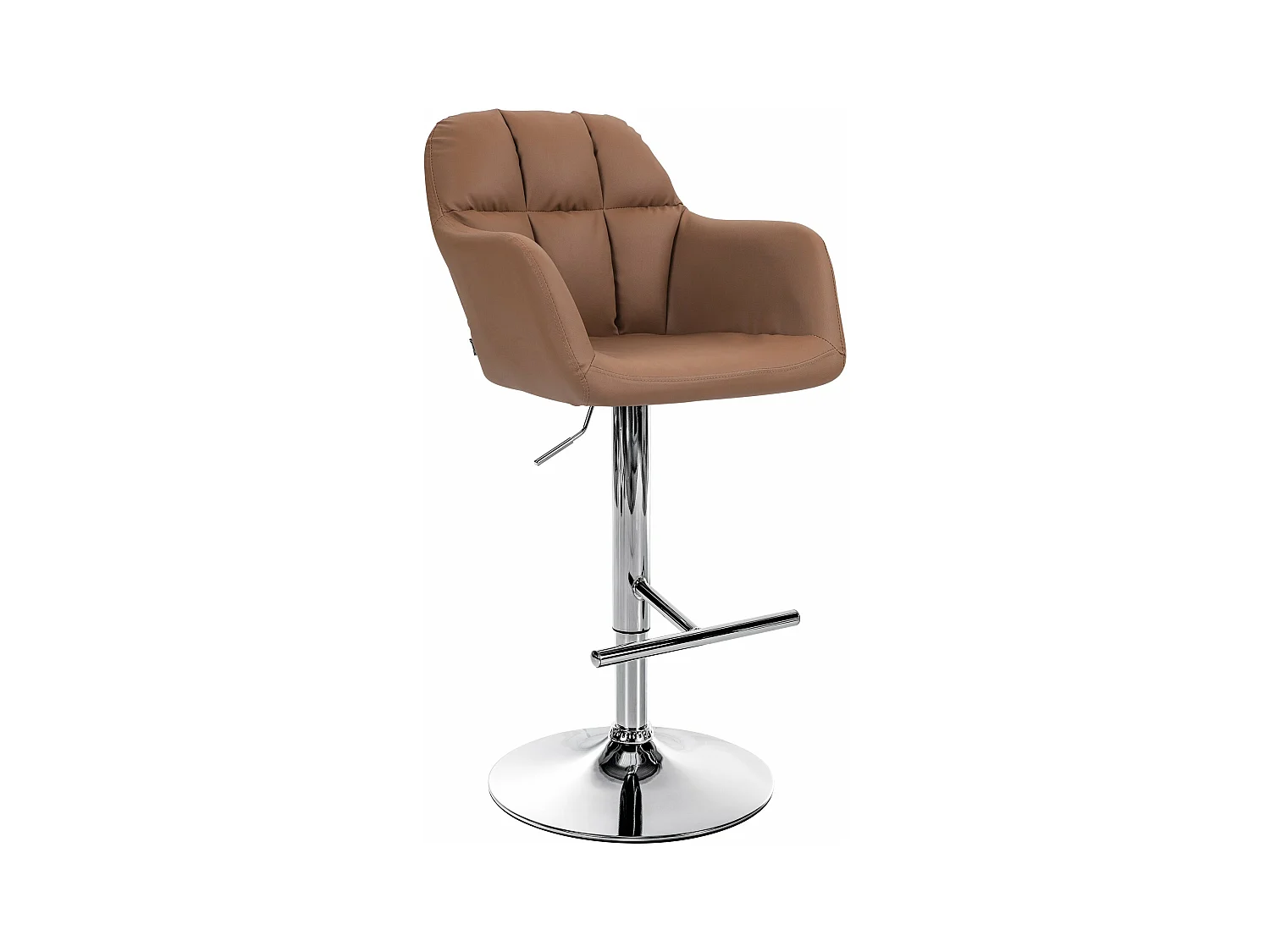 Tabouret de bar chaise métal marron 57 x 59 x 97 cm 10_0005258