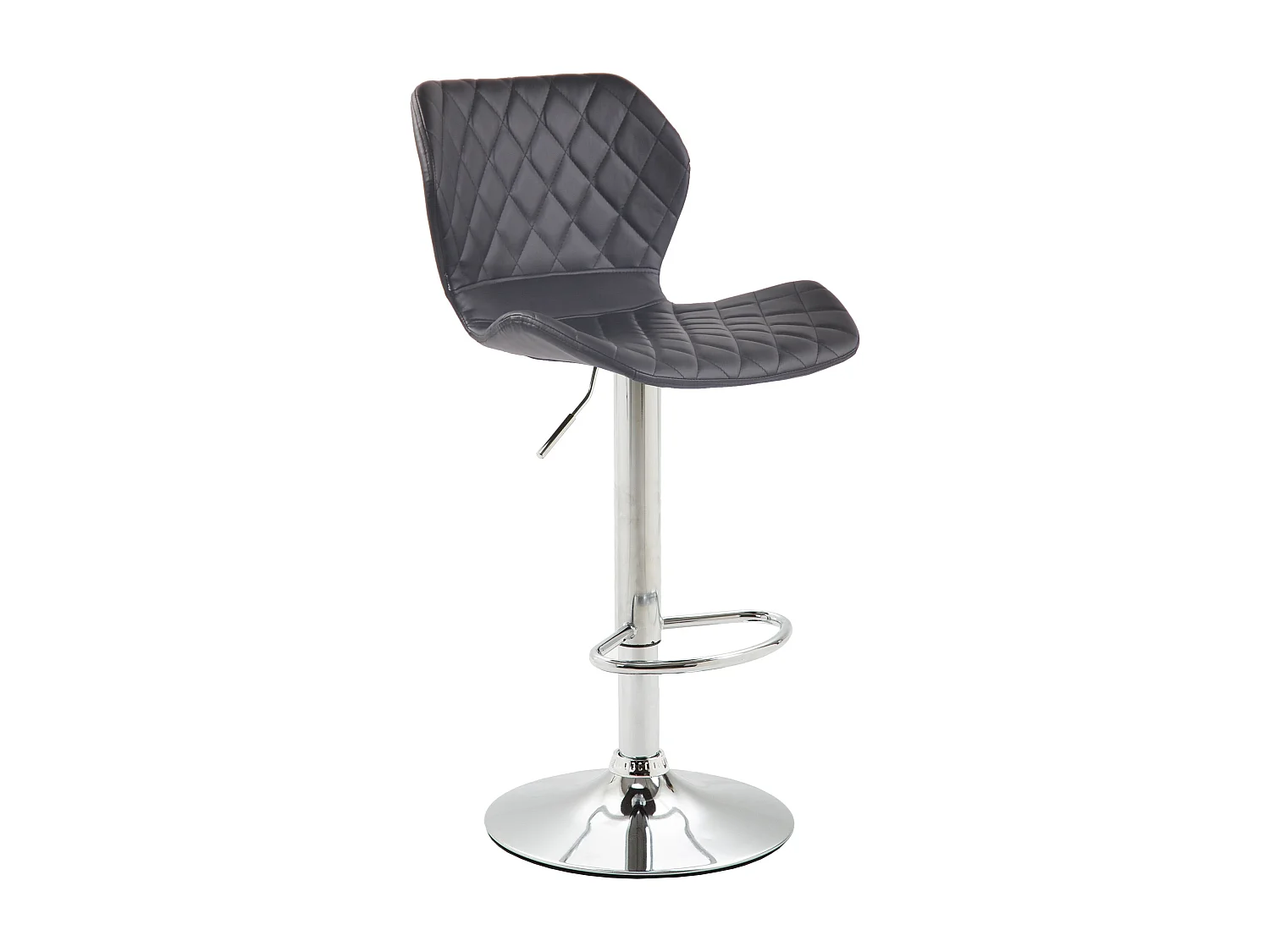 Tabouret de bar x1 métal argentée 47 x 51 x 88 cm 10_0004648