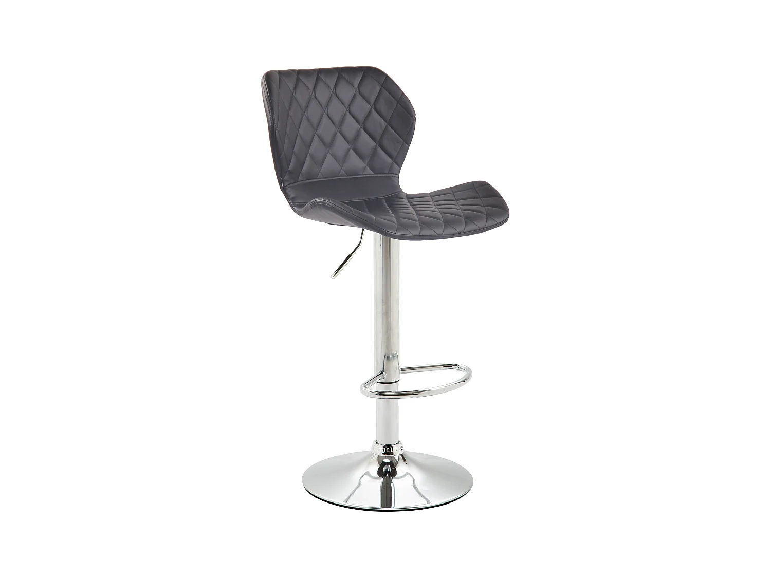 Tabouret de bar x1 métal argentée 47 x 51 x 88 cm 10_0004648