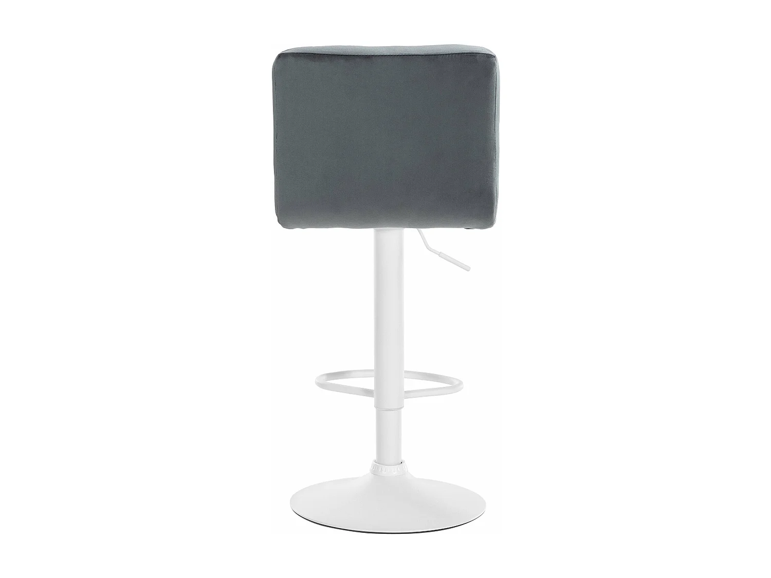 Tabouret de bar chaise métal blanche 46 x 47 x 94 cm 10_0005337