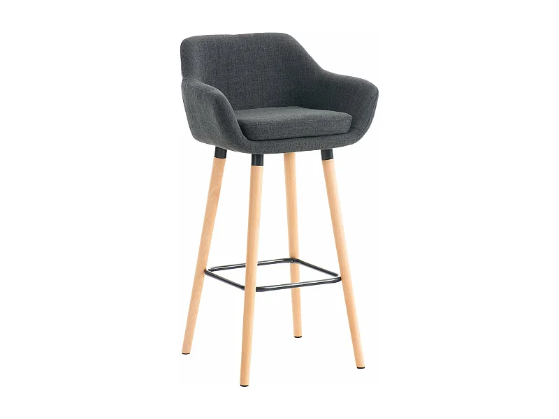 Tabouret de bar lounge métal marron 55 x 46 x 99 cm 10_0004923