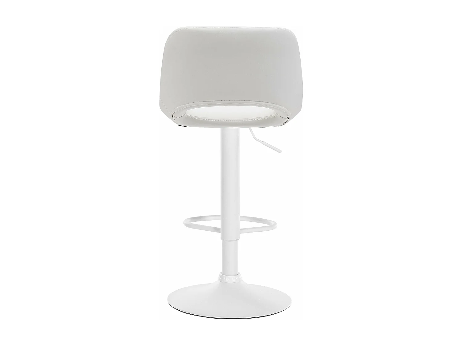 Tabourets de bar chaises métal blanche 42 x 46 x 86 cm 10_0004068