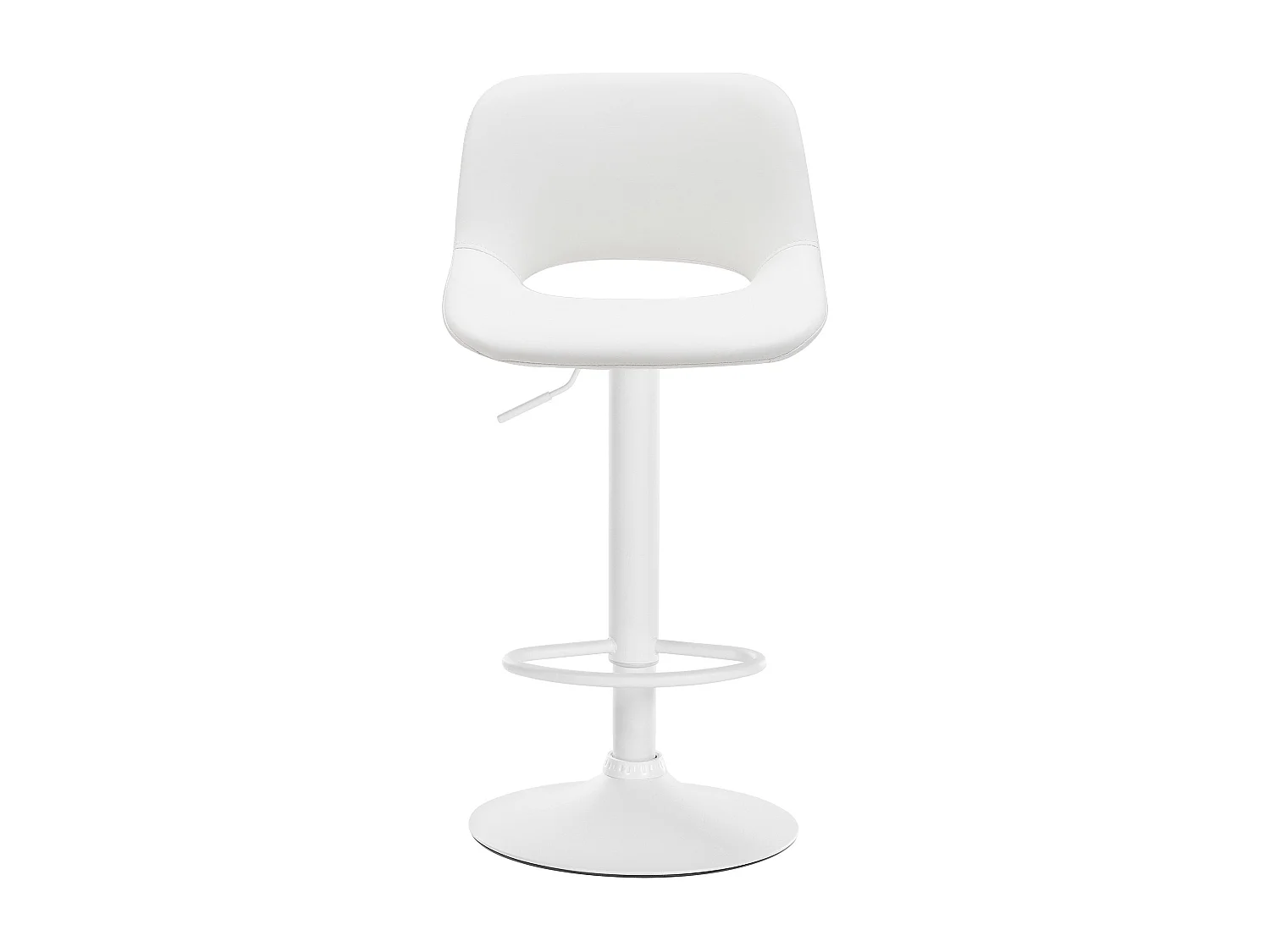 Tabourets de bar chaises métal blanche 42 x 46 x 86 cm 10_0004068
