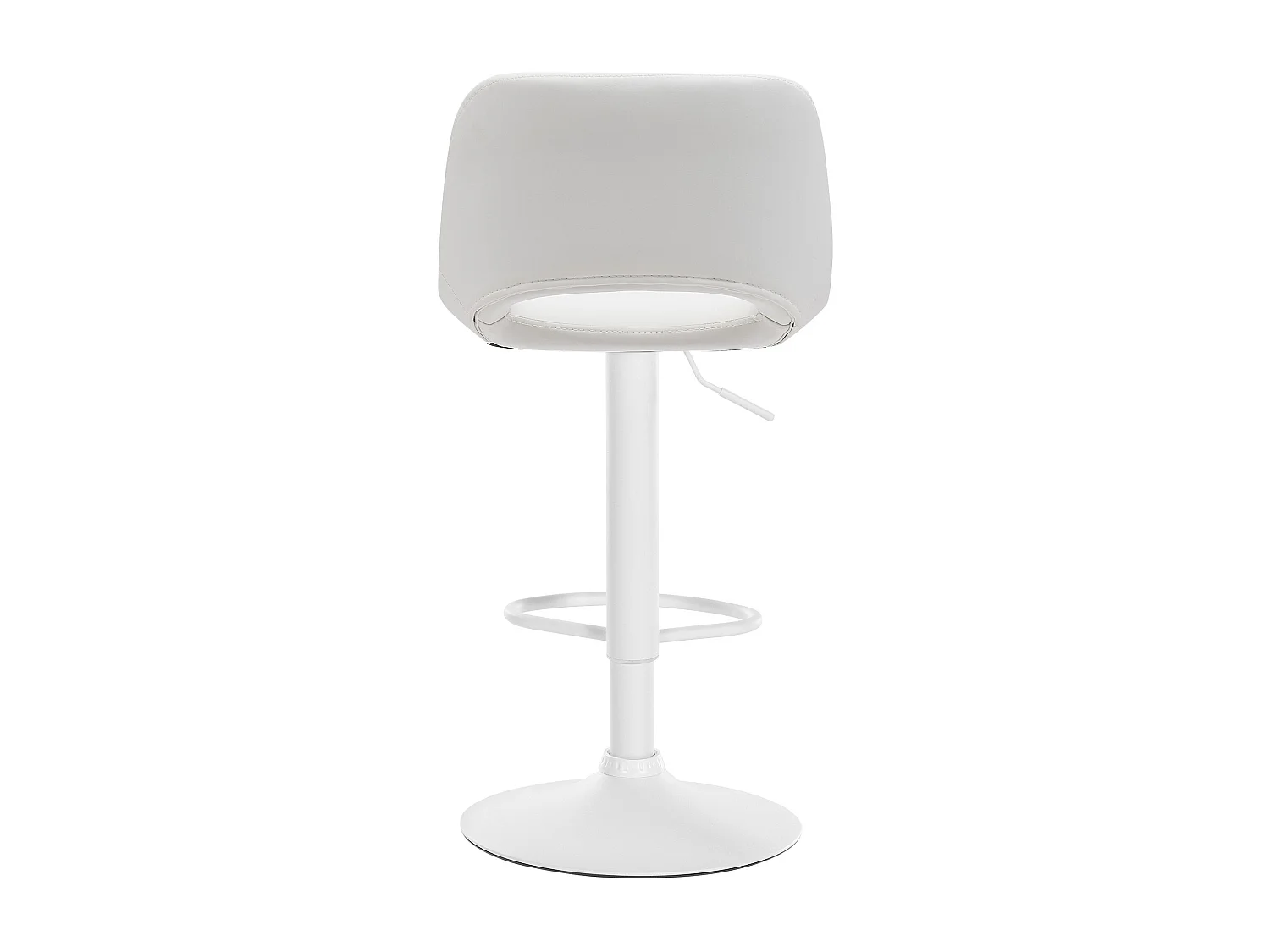 Tabourets de bar chaises métal blanche 42 x 46 x 86 cm 10_0004068