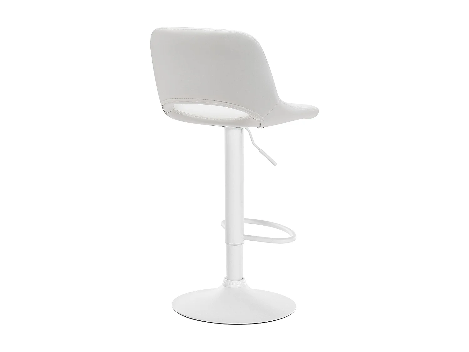 Tabourets de bar chaises métal blanche 42 x 46 x 86 cm 10_0004068