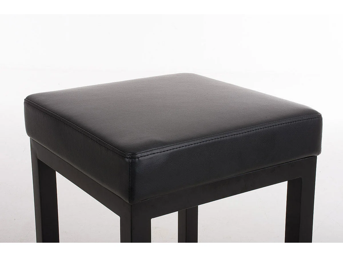 Tabouret de bar x1 métal argentée 41 x 41 x 80 cm 10_0005406