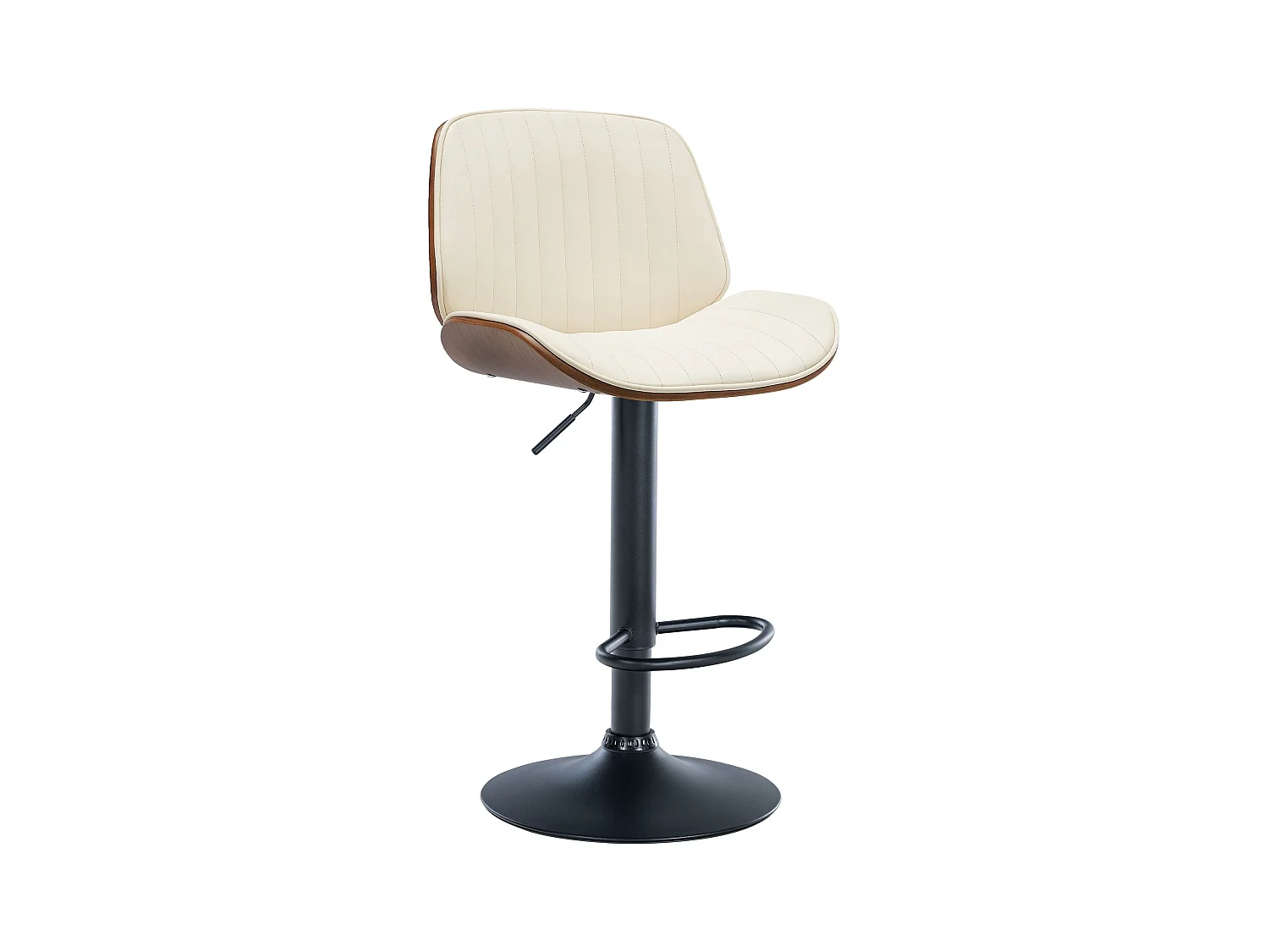 Tabouret de bar design métal marron 49.5 x 50 x 90 cm 10_0005295