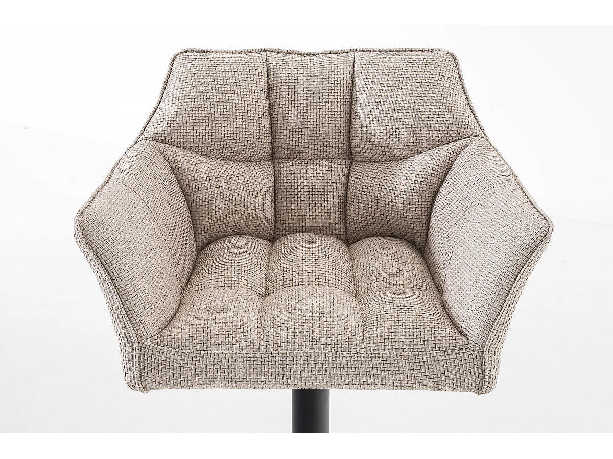 Tabouret de bar chaise métal crème 64 x 45 x 88 cm 10_0004695