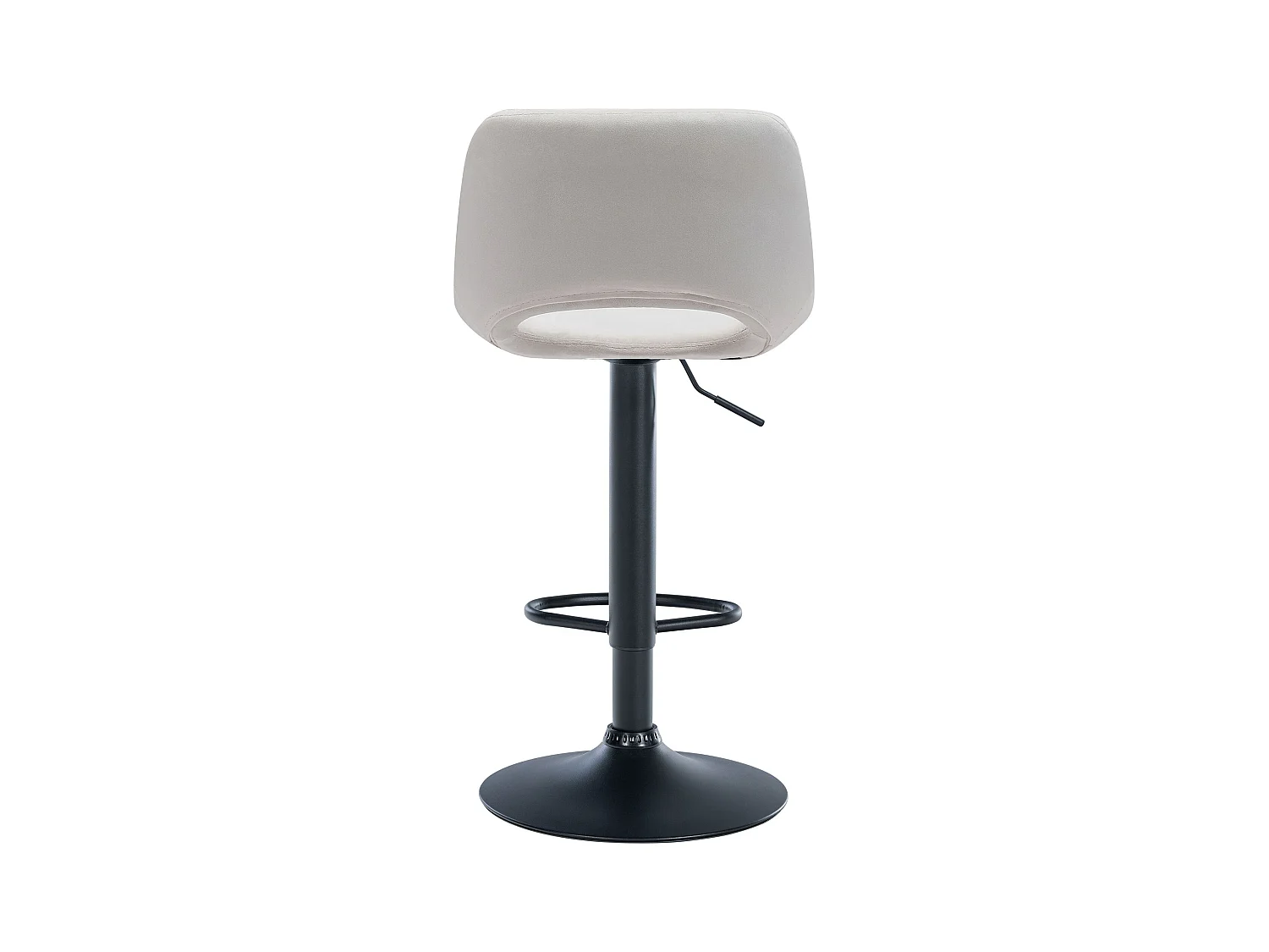 Tabourets de bar chaises métal crème 42 x 46 x 86 cm 10_0004079