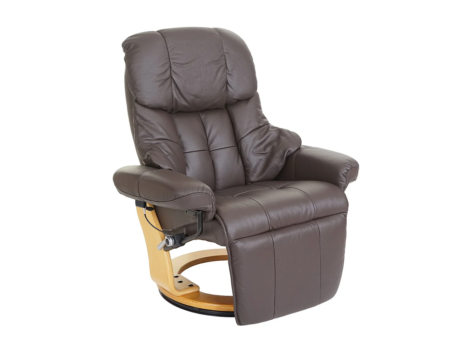Fauteuil TV de relaxation cuir marron 78 x 64 x 87 cm 04_0007816