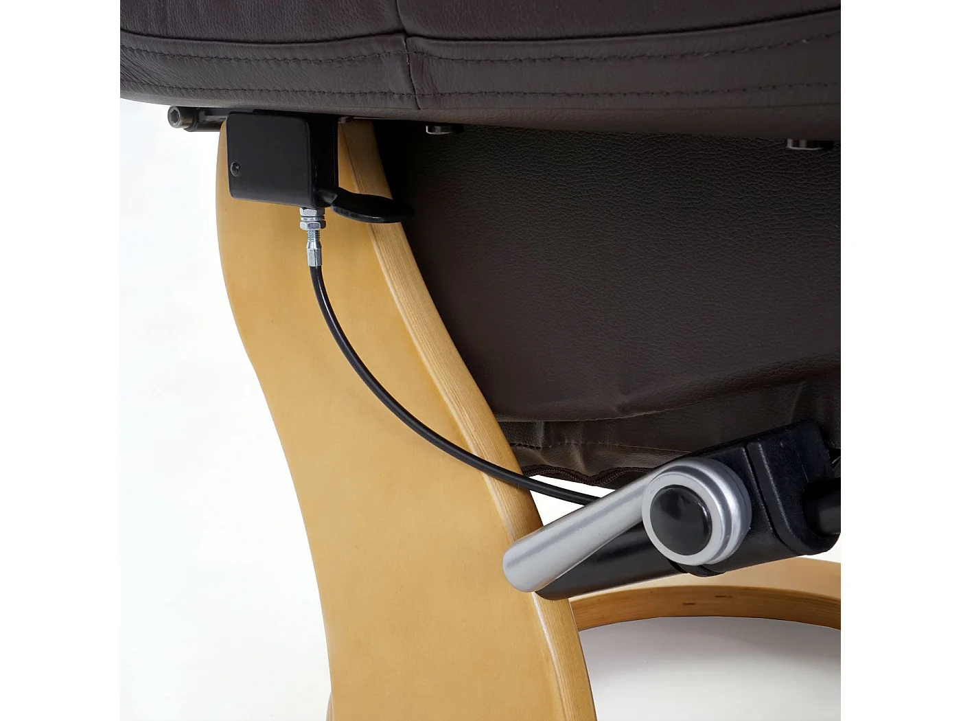 Fauteuil TV de relaxation cuir marron 78 x 64 x 87 cm 04_0007816