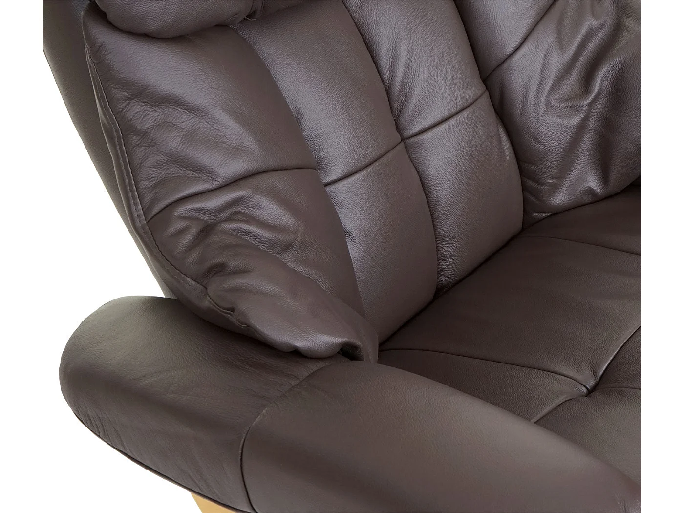 Fauteuil TV de relaxation cuir marron 78 x 64 x 87 cm 04_0007816