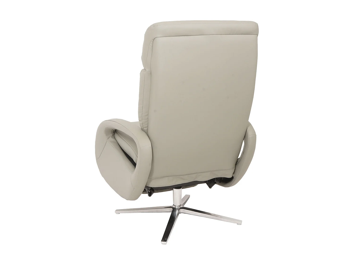 Fauteuil de relaxation fauteuil cuir grie 77 x 58 x 90 cm 04_0006835