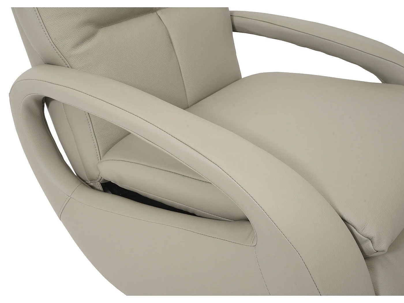 Fauteuil de relaxation fauteuil cuir grie 77 x 58 x 90 cm 04_0006835