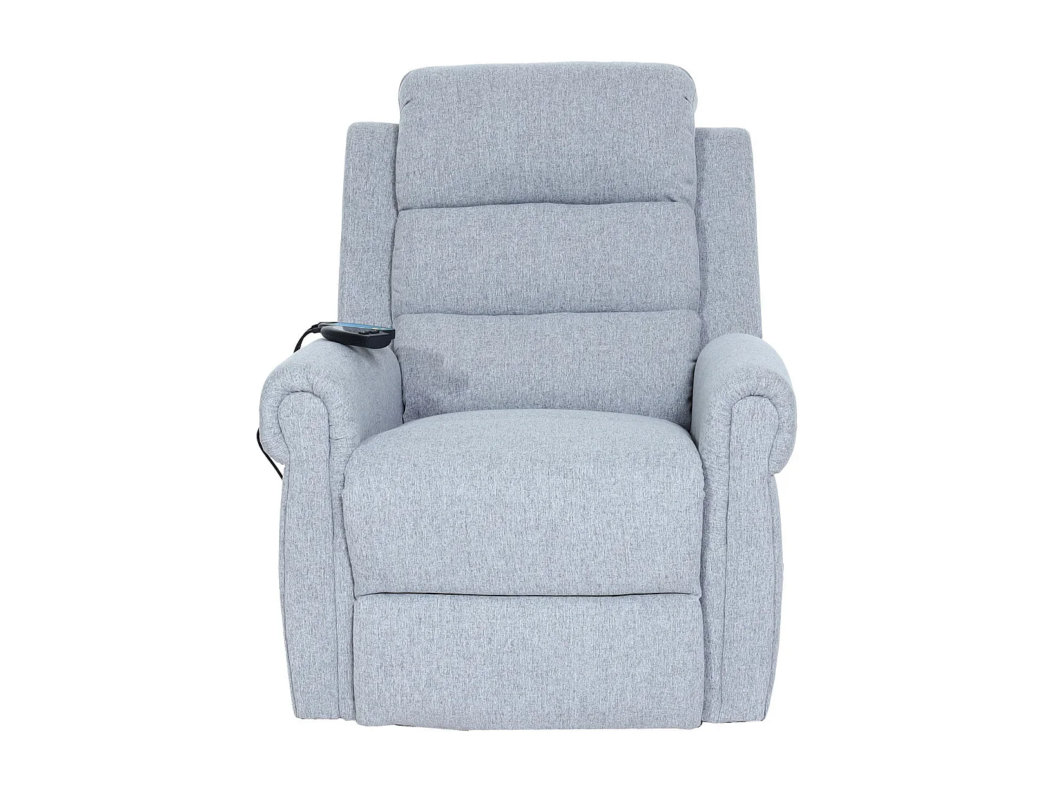 Fauteuil TV de relaxation tissu grise 77 x 65 x 84 cm 04_0006892
