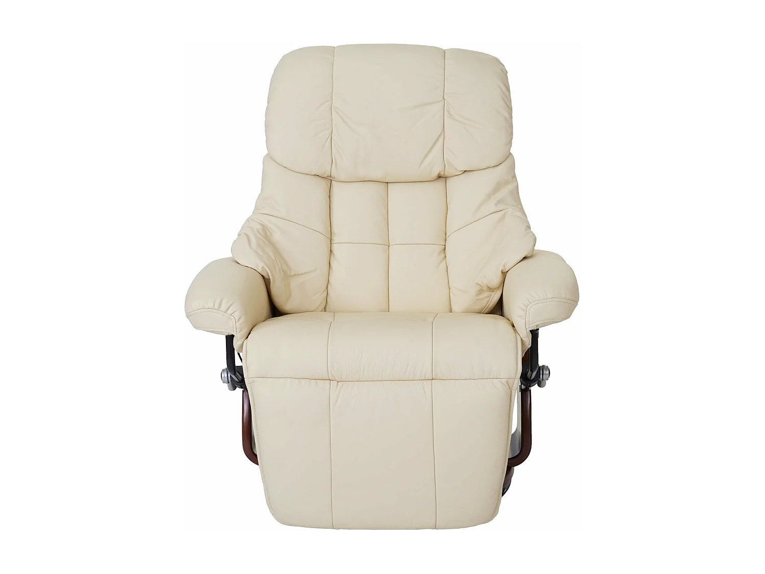 Fauteuil TV relaxation pivotant cuir marron 78 x 64 x 86 cm 04_0007814