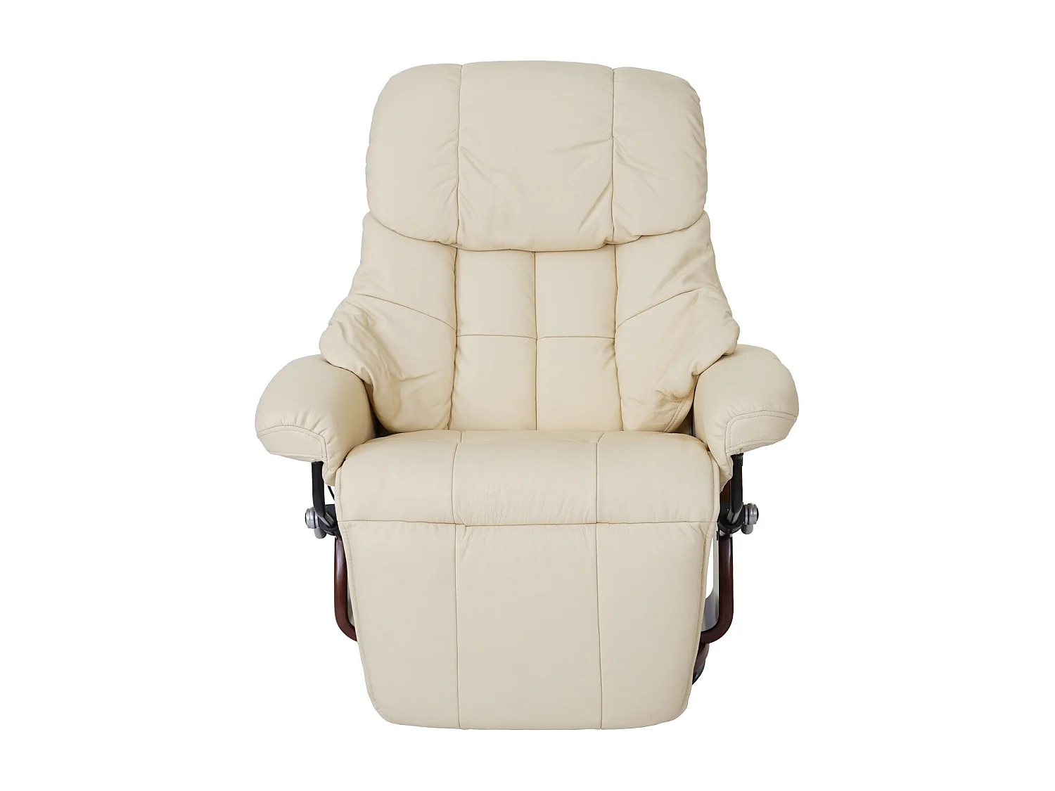 Fauteuil TV relaxation pivotant cuir marron 78 x 64 x 86 cm 04_0007814