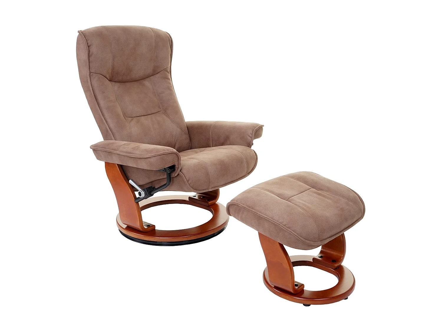 Fauteuil de relaxation TV tissu marron 86 x 82 x 105 cm 04_0003677