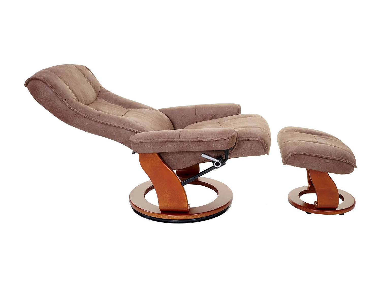 Fauteuil de relaxation TV tissu marron 86 x 82 x 105 cm 04_0003677